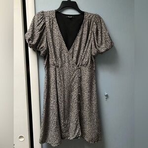 Madewell Challis Wrap Mini Dress in Tudor Floral